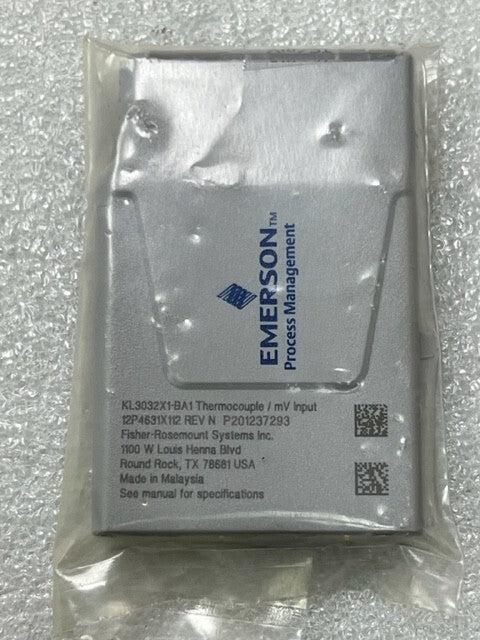 Emerson KL3032X1-BA1 Deltav Charm Thermocouple / mV Input Module New Sealed