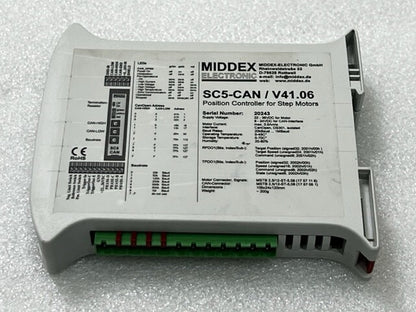 Middex Electronic SC5-CAN / V41.06 Position Controller for Step Motors Used