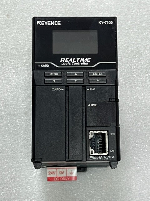 Keyence KV-7500 EtherNet /IP Realtime Programmable logic Controller Used