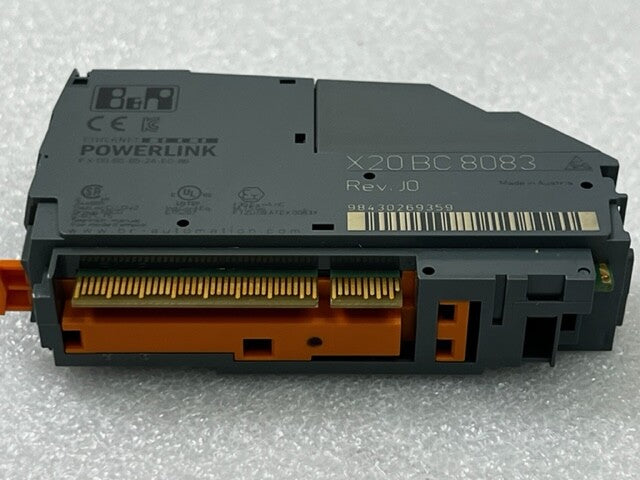 B&R X20BC8083 Rev. J0 Expandable Bus Controller Module Used
