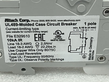 Lot of 12 Pcs - Altech Corp UL489 Molded Case Circuit Breaker ABL D50 240VAC New