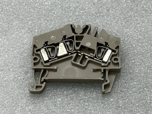 Weidmuller ZDU 2.5-2 2.5mm2 800V Terminal Block Beige New- Box of 100 Pcs