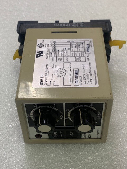 Omron SDV-FH4 Voltage Sensor Controller Input 100/110VAC Used Good Condition