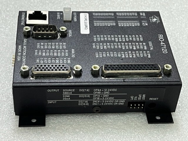 Galil Motion Control RIO-47120 EtherNet PLC Remote I/O Controller Used