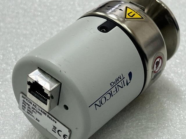 Inficon MPG400 351-011 Inverted Magnetron Pirani High Vacuum Gauge Used