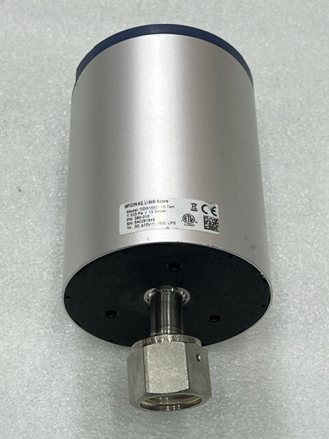 Inficon CDG100D 10 Torr 1.333Pa / 13.3mbar Capacitance Manometer Used