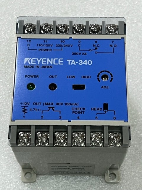 Keyence TA-340 Amplifier Unit for Metal Passage Sensor New in Box