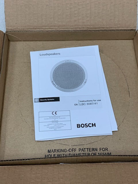 Bosch Security Systems LBC3087/41 EVAC 6W Ceiling Loudspeaker White New
