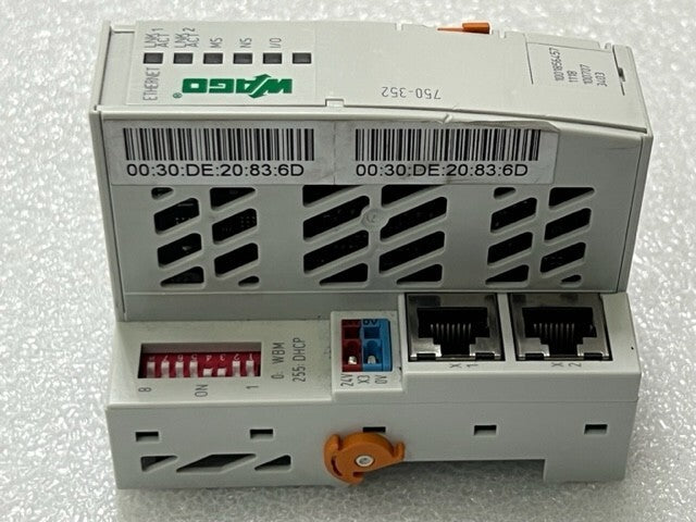 Wago 750-352 PLC Fieldbus EtherNet Coupler Module Used
