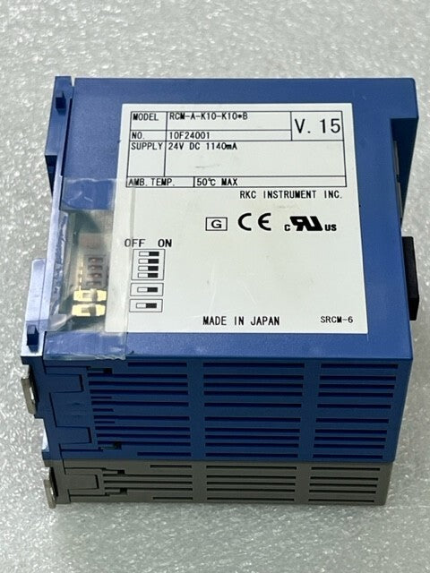 RKC Instrument Inc. RCM-A-K10-K10*B V.15 24VDC Temperature Controller