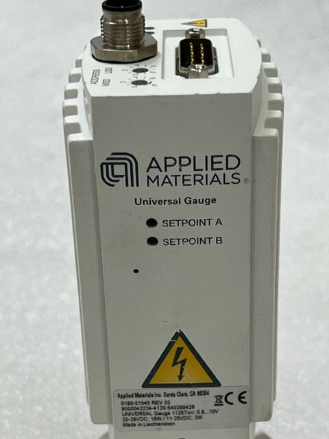 Applied Materials 0190-51545 REV 03 1125 Torr Universal Gauge Used