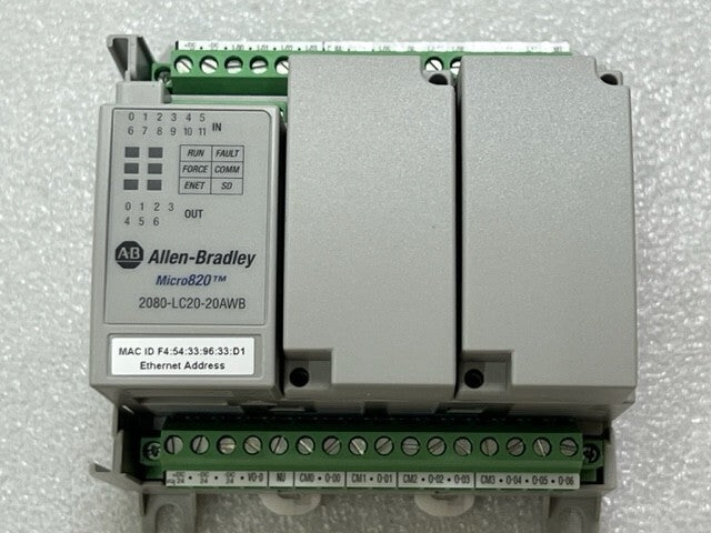 2080-LC20-20AWBR Ser B Micro820 EtherNet IP PLC Controller New