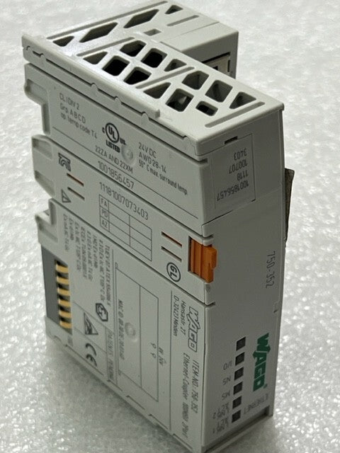 Wago 750-352 PLC Fieldbus EtherNet Coupler Module Used