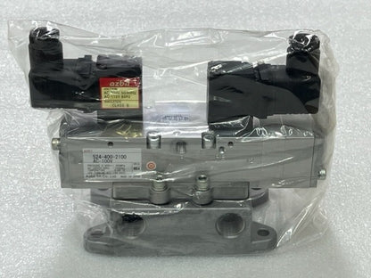 Azbil TA Co. 524-400-2100 AC100V Rc1/2 Port Solenoid Valve New