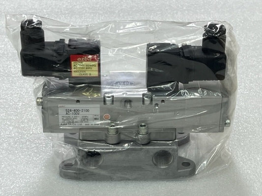 Azbil TA Co. 524-400-2100 AC100V Rc1/2 Port Solenoid Valve New