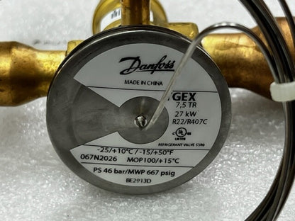 Danfoss TGEX 7.5TR 27kW R22/R407C Thermostatic Expansion Valve New