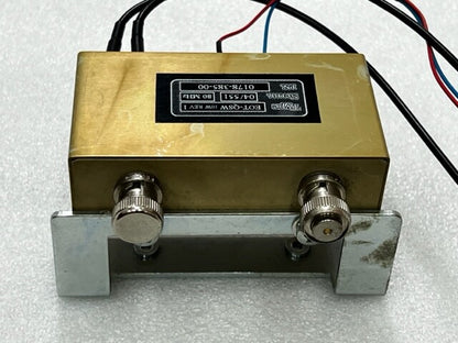 Coherent EOT-QSW 10W REV 1 80 MHZ Laser RF Module Unit Used