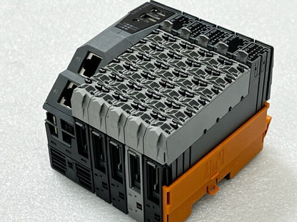 B&R X20CP0483 Rev D0 PLC with X20 PS9062 DI9372 DO9321 PS2100 DO9321 I/O Modules