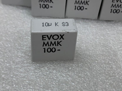 Evox Film Capacitor MMK100 10uF K S3  New - Lot of 20 Pcs