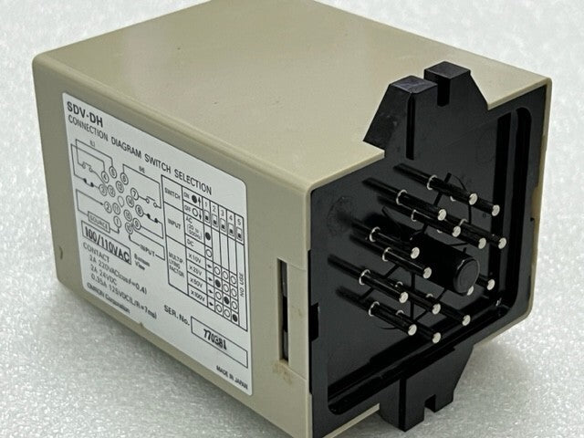 Omron SDV-DH6 Voltage Sensor Controller 100/110VAC 50/60Hz New (Old Stock)