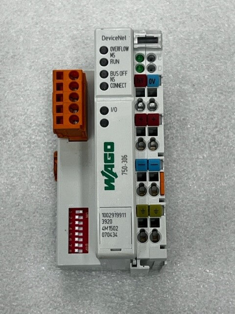 Wago 750-306 PLC Fieldbus Coupler DeviceNet Module New