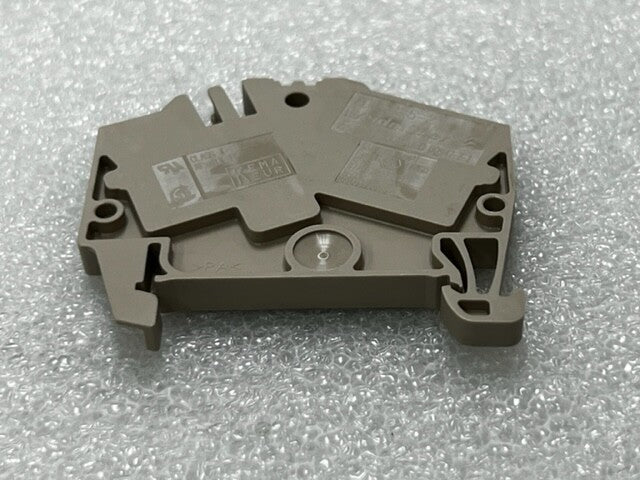 Weidmuller ZDU 2.5-2 2.5mm2 800V Terminal Block Beige New- Box of 100 Pcs