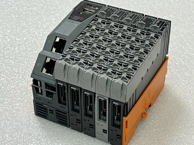 B&R X20CP0483 Rev D0 PLC with X20 PS9062 DI9372 DO9321 PS2100 DO9321 I/O Modules