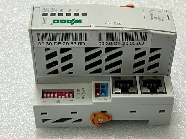 Wago 750-352 PLC Fieldbus EtherNet Coupler Module Used