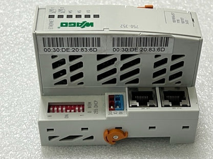Wago 750-352 PLC Fieldbus EtherNet Coupler Module Used