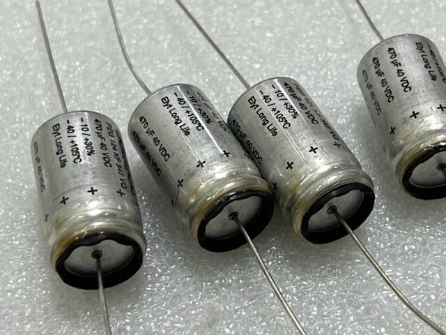 Rifa Elyt Long Life Capacitor PEG 124 KF 347 VQ 470uF 40VDC New - Box of 100 Pcs