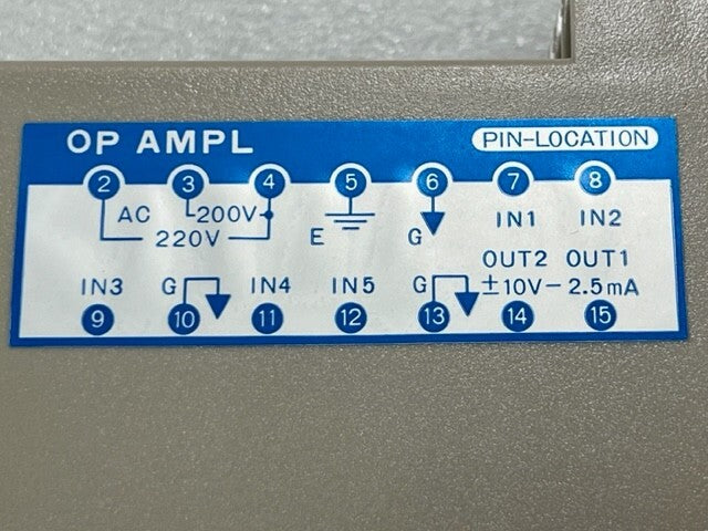 Yaskawa JGSM-12-11 OP AMPL Module New