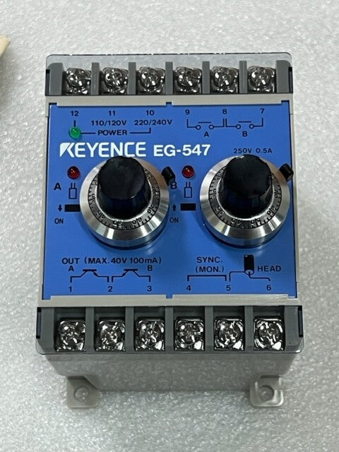 Keyence High Accuracy Positioning Sensor Controller EG-547 New No Box