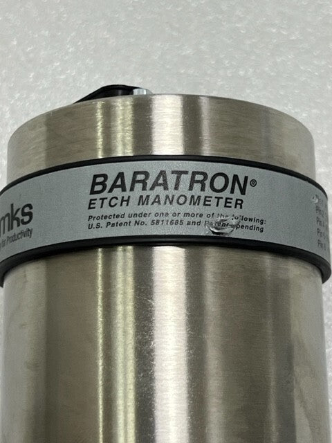 MKS E28D-31352 Range 1 Torr Baratron Etch Manomater Vacuum Pressure Gauge Used