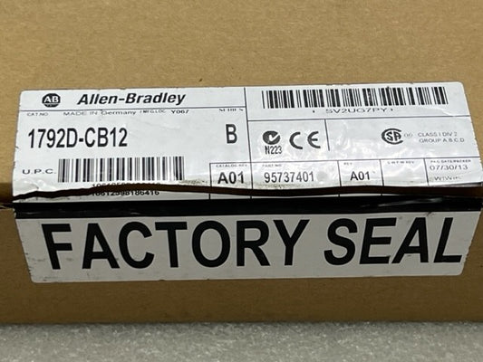 1792D-CB12 Series B DeviceNet ArmorBlock MaXum I/O Cable Base New in Box