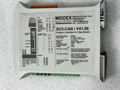 Middex Electronic SC5-CAN / V41.06 Position Controller for Step Motors Used