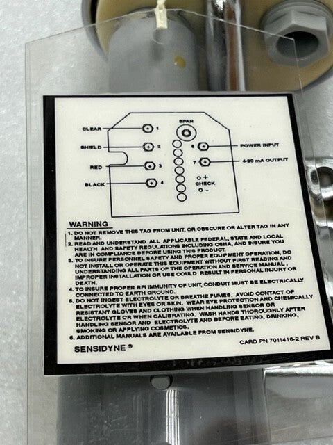 Sensidyne CO2 Gas Detector New No Box