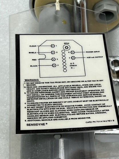 Sensidyne CO2 Gas Detector New No Box