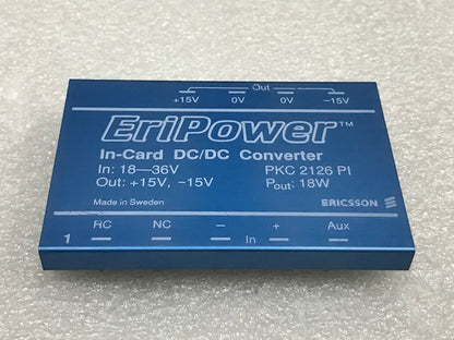 Ericsson EriPower In-Card DC/DC Converter PKC2126PI In 18-36V Out +15V -15V New