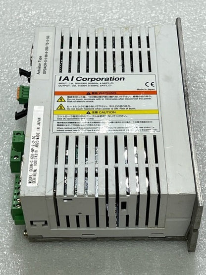 IAI Electric SCON-C-601-NP-2-2-SG Linear Servo Actuator Controller Used