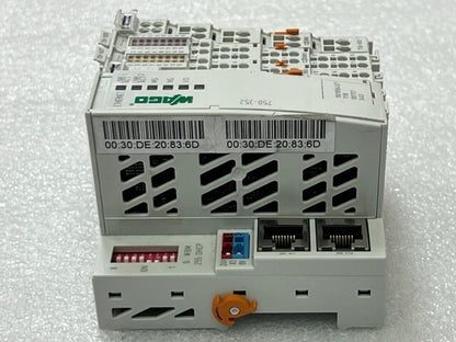 Wago 750-352 PLC Fieldbus EtherNet Coupler Module and I/O Modules Used