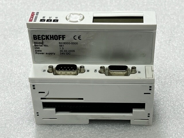 Beckhoff BX8000-0000 RS232/RS485 Bus Terminal Controller Used
