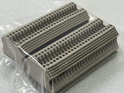 Weidmuller WDU 2.5 2.5mm2 800V Terminal Block Beige New- Lot of 50 Pcs