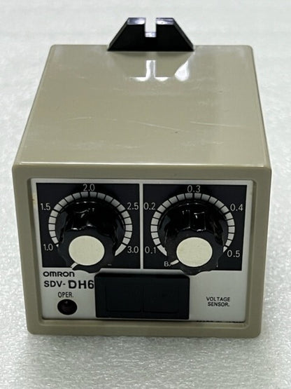 Omron SDV-DH6 Voltage Sensor Controller 100/110VAC 50/60Hz New (Old Stock)