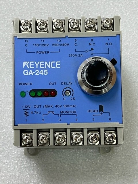 Keyence GA-245 Shock Sensor Controller Used in Good Condition
