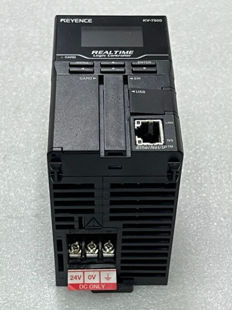Keyence KV-7500 EtherNet /IP Realtime Programmable logic Controller Used