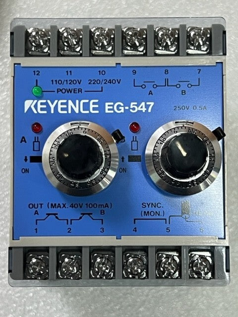 Keyence High Accuracy Positioning Sensor Controller EG-547 New No Box