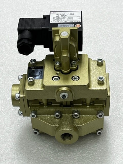 Azbil TA Co. 463-301-10B0 AC100V Rc3/8 Port Solenoid Valve New