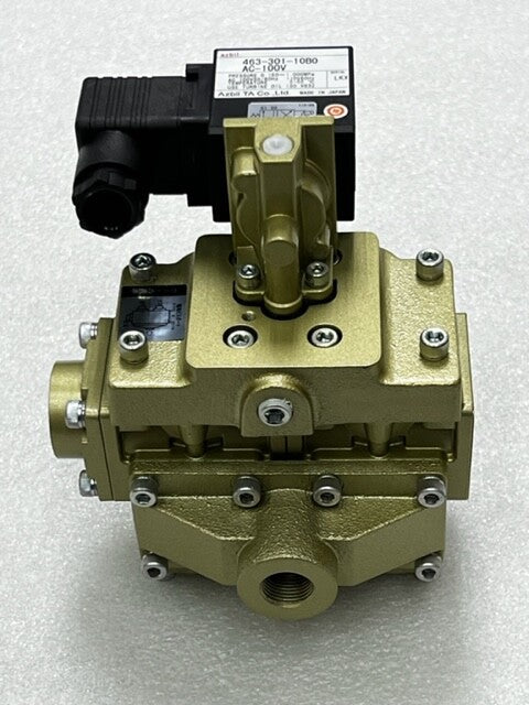 Azbil TA Co. 463-301-10B0 AC100V Rc3/8 Port Solenoid Valve New