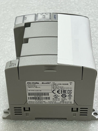 2080-LC30-16QWB Ser A Micro830 16 I/O PLC Controller New