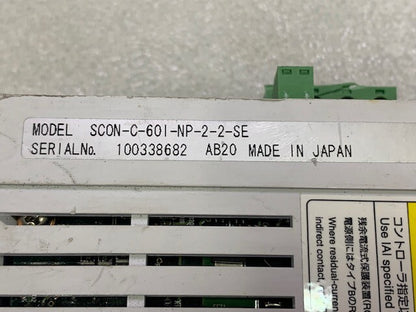 IAI Electric SCON-C-601-NP-2-2-SE Linear Servo Actuator Controller Used